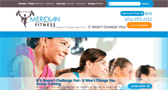 Desktop Screenshot of meridianfitness.com